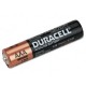 4 x AAA Duracell alkaline batterijen