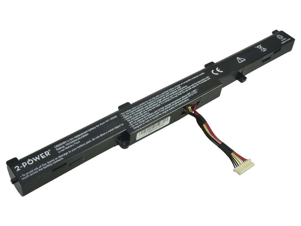 Laptop-accu A41-X550E voor oa Asus A41-X550E - 2600mAh | Accu-Accu.nl