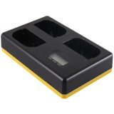 Triple Oplader Canon LP-E6, LP-E6N en LP-E6NH - Geschikt voor het laden van 3 accu's